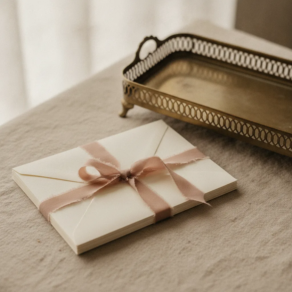 Pile d'enveloppes prêtes à être postées