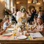 Enfants au mariage : menu, animation et coin repos