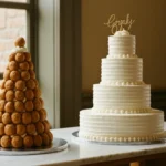 Pièce montée ou wedding cake : conservation, transport et nombre de parts