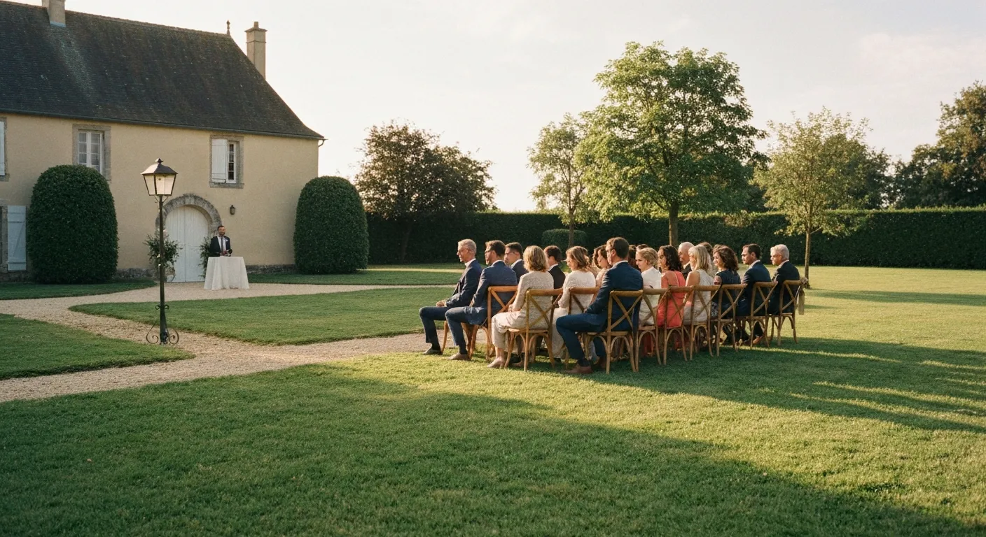 Un mariage en semaine permet de profiter d'un lieu de réception dans une atmosphère plus intime et sereine