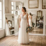 Choisir sa robe de mariée : coupes selon la morphologie et calendrier d&rsquo;essayage